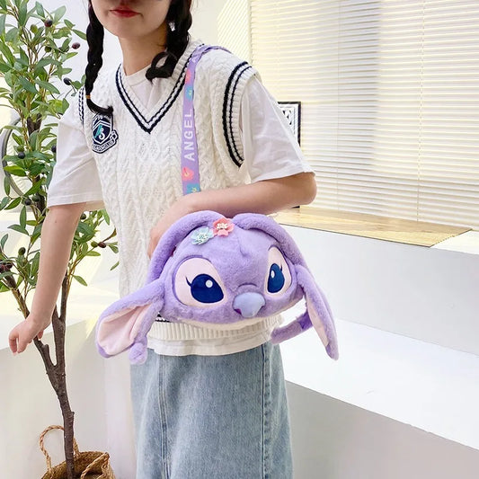 Sac bandoulière en peluche Stitch